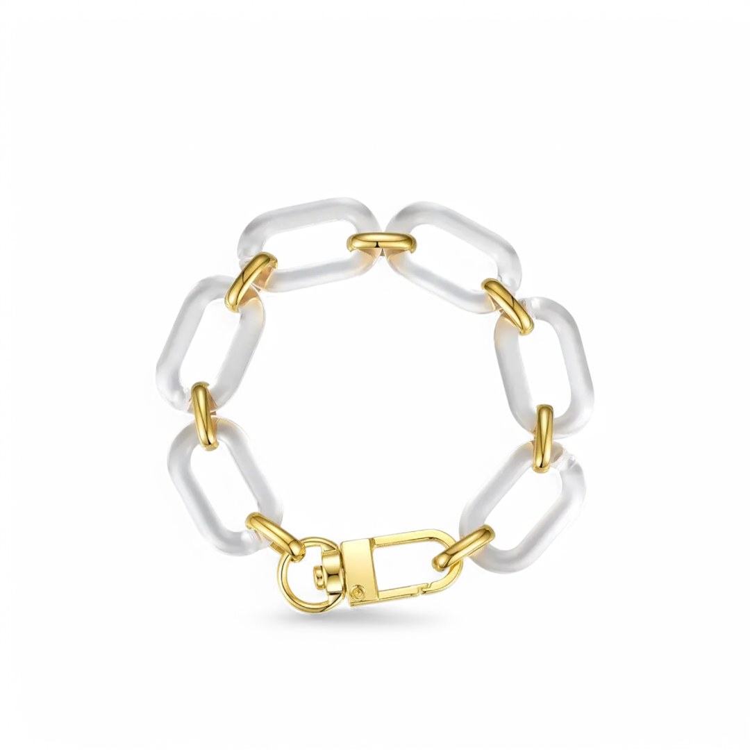 Frosted Link Bracelet