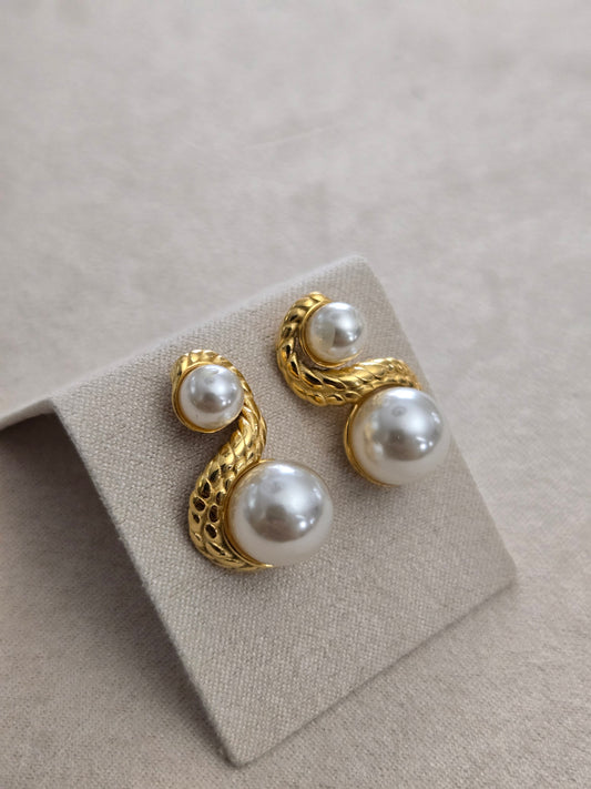 Paisley Pearl Earrings