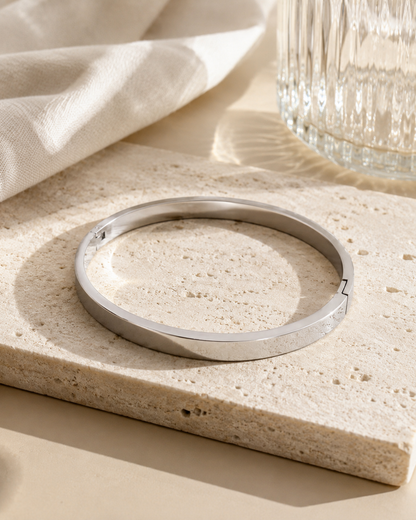 Satin Polished Bangle