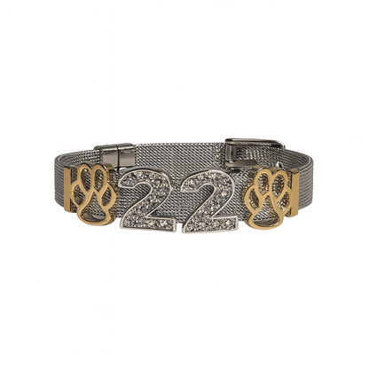 Paw & Sparkle '22' Charm Bracelet